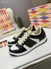 2023 Alta qualità Una piccola scarpa sporca Designer Scarpa casual Screener Sneakers board Uomo Donna Sneaker Classic Blue Pink Crystal Stripe Low Top Scarpe in vera pelle