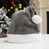 Merry Noel Şapkaları Peluş Şapka Xmas Kapakları Santa Hat Party Hediyeler Dekorasyon RRD106