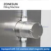 Zonesun liten fyllningslinje flaska flytande vatten juice dricker magnet pump burk injektionsstransportförpackningsproduktion zs-dtmpz1