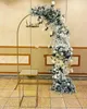 Décoration de fête Mariage de luxe Mariage Toiles de fond DIY Fleur artificielle Rangée Ballon Arc Signe de mode Hang Rack Fond Cadre de scène en métal
