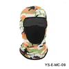 Motorcykelhjälmar Summer Mesh Camouflage Balaclava Sun Protection Cycling Hood Face Mask Outdoor Windproof Dust-Proof Neck Cover