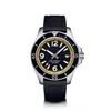 Luxury Brand New Superocean Ceramic Bezel Automatic Mechanical Watch Black Yellow Number Dial Rubber Stainless Steel Sapphire296C