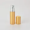 Party Gunst Nieuwe 5 ml Parfumfles aluminium geanodiseerde compacte Atomizer Geur Glazen geur-bodem Travel Refilleerbare make-up sprayfles FY3329