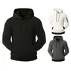 Herren Hoodies Herren Casual Sport Kapuzenpullover Clip Seide Baumwolle Humanoid Design Mantel Solide Jacquard Oberbekleidung Männliche Kleidung Frühling