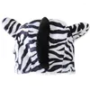 Dog Apparel Pet Funny Hat Winter Cartoons Warm Hats For Small Dogs Cat Dairy Cow/zebra Cap Headdress Costumes Cosplay