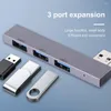 Praktische USB Splitter Hub Universal USB2.0/USB3.0 Uitbreiding Dock 3 in 1 draagbaar dockingstation voor laptop