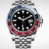 2019 Nieuwe heren polswatch Basel roodblauw roestvrijstalen horloge 126600 Automatische beweging Heren Watch 1617