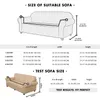 Stol täcker vattenbeständig soffa täcker jacquard fast tryckt för vardagsrum soffhörntäcket l form