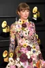 Nakış Çiçek Kısa Balo Elbiseleri Uzun Kollu Zarif Kadın Giysileri Lüks 3D Çiçekler Akşam Kokteyl Elbise Taylor Swift
