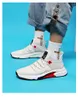 Running schoenen Wit zwart rood ademende mode gebreide jogging comfortabele zachte mannen sport sneakers casual heren trainers 40-44