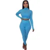 Fall Winter Tracksuits Two Piece Set Women Plus Size 2xl Outfits Long Sleeve Pullover Top and Pants Matching Sets Solid Sports Suit Casual Sportswear 8759