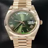 Luxury Wristwatch BRAND New President 40mm Day-Date 228235 18K Rose Gold Green Olive Dial Watch NEW