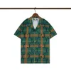 Camisas de designer de luxo masculino moda geométrica camisa de boliche havaí camisas casuais flora