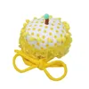 Chapeau de gâteau d'anniversaire en peluche pour chien vêtements lavable avec bougie pour petits chiens moyens toutes races chat