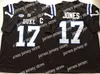 NCAA 17 Daniel Jones Blue Devils College Football Jerseys Mens 4 Myles Hudzick Jersey Black White S.