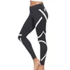 Active Pants Dressy Yoga Work Roll Top Womens Splice Skinny Workout avec poches pour femme 4x