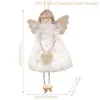 Рождественские украшения Fengrise Merry for Home 2022 Angel Doll Kmas Navidad Noel Dired Ornament Год 2023