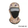 Hełmy motocyklowe Summer Mesh Camouflage Balaklava Ochrona przeciwsłoneczna Cyklowanie okapu maska ​​twarzy na zewnątrz wiatrowoodporne pokrycie szyi
