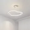 Luzes de teto Lâmpada da sala de estar moderna atmosfera simples iluminação de quarto criativo farol minimalista criativo principal