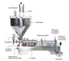 ZONESUN Paste Filling Machine Mixing Filler Viscous Liquid Arequipe Equipment Cream Bottle Filler Packaging Machines