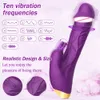 Schönheit Artikel 2in1 G-punkt Klitoris Kaninchen Vibrator Realistischer Dildo Vagina Stimulator Erwachsene sexy Spielzeug für Frauen Paar Wasserdicht