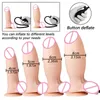 Itens de beleza Dildo infl￡vel Vaginal Expansion Massager Anal Dilator Plug Plug Forte Copo Penis Feminino Masturba￧￣o Sexy Toys Sexy