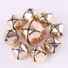 FESTIDOS DE FESTO 15/30PCS Gold Christmas Jingle Bells Craft Charms Diy Jóias Fazendo para Wreath Holida