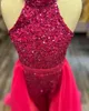 Girl Pageant Romper Dress 2023 Overskirt Sequin Kid Birthday Formal Party Jumpsuit Gown Toddler Preteen Teen Little Miss Rising Star On-Stage Fun Fashion Interview