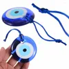 Schlüsselanhänger Glück Türkisch Griechisch Evil Blue Eye Charm Anhänger Lampe Glas Auto Zuhause Amulett