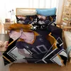 Ensembles de literie Japon Anime Haikyuu Ensemble imprimé en 3D Housses de couette Taies d'oreiller Couette Literie Linge de lit