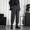 Herrbyxor Spring Autumn Harlan Men's Baggy Streetwear Fashion Solid Color Casual Suit Ankle-Length Trousers Woman Korean Style