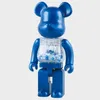 Dekorativa objekt Figurer 28cm 400 Bearbricklys för KA -actionfigurer Tecknad block BEAR DOLLS PVC Collectible Models Toys ANI243D