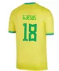 2023 2024ブラジルサッカージャージ22 23 23 24 Camiseta de Futbol Casemiro G.JesusフットボールシャツMaillots Richarlison Vini Jr Antony Brasil Richarlison Men Kids Neymar Jr