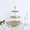 Bakeware Tools 3 Strati 25pcs Cupcake Stand Round Shape Metal Muffin Cups Holder Wedding Cake Stand Decorazione per feste Cottura