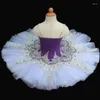 Palco use roxo profissional bailarina balé tutu para crianças crianças crianças meninas adultos panquecas dança vestido