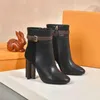 Роскошный дизайнер Beaubourg с 1854 года Коричневые ботильоны Модные женские ботинки на каблуке Line Ranger Boots с оригинальной коробкой