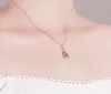 Apmm vindklocka hänge halsband Nytt i lyxigt fina smyckekedjans halsband för kvinnors 18K guldplatta hjärtdesigner mode pärlkanal