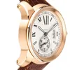 Caliber de 18k Rose Gold Mens Maszy Automatyczne maszyny Casual Watch W7100009 Sprzedaj sportowe zegarki sportowe 287U