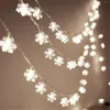 Christmas Decorations 9.9FT/20 LED Tree String Snowflake Lights Snow Party Xmas 2022