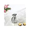 Emballage cadeau 2022 Style européen sac à bonbons fée Bundle créatif rond velours tissu mariage fiançailles boîte ZC521