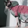 Hundkläddesigner lyxig färgglad kattvalp tröja små klädhuvor för schnauzer Yorkie poodle sphynx