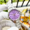 Kvinnor tittar p￥ automatiska mekaniska klockor Lady Wristwatches 33mm Montre de Luxe Pearl-dial228p