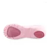 ステージウェア2022 EST Songyuexia Professional Child Girls Kids Cotton Canvas Soft Ballet Dance Practice Shoes Gym Slippers2949