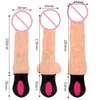 Articoli di bellezza vibratore vibratore riscaldamento pene in silicone morbido 12 modalità flessibile flessibile massaggiatore vaginale masturbazione femminile giocattoli sexy per le donne