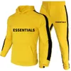 2023 Tracksuits for Mens Women Hooded Suit Printed Casual Loose Long Sleeve Sweater Sweatpants 5 colors cy909