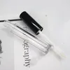 Garrafas de armazenamento 3,5 ml de tampa branca/preta Tampa vazia Tubo líquido Líquido Eyeliner Eyeliner Eyebrow Beauty Makeup Box 10/30/50pcs