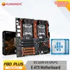 HUANANZHI F8D PLUS LGA 2011 3 Motherboard Intel Dual CPU mit Intel XEON E5 2690 V3 2 Combo Kit Set Unterstützung 512G DDR4 RECC