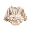 Наборы одежды для малышей девочки 2pcs выпадают наряды с длинным рукавом цветочный принт
