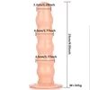 Itens de beleza Contas anais Long Butt Plug Ventosa Dildo Dilator Tapon Butt Adulto Sexy Brinquedos para Mulher Masculina Massagem de Próstata