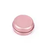 10g Cream jar sealing small aluminum box DIY cosmetics lip balm aluminum can 10ml rose gold silver matte black metal tins